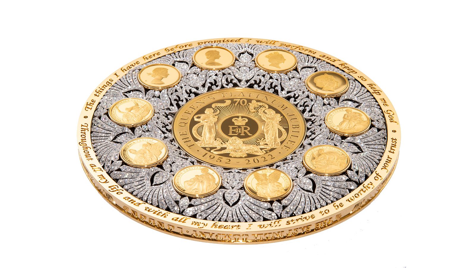 „Най-скъпата монета в света“, представена в чест на кралица Елизабет II
