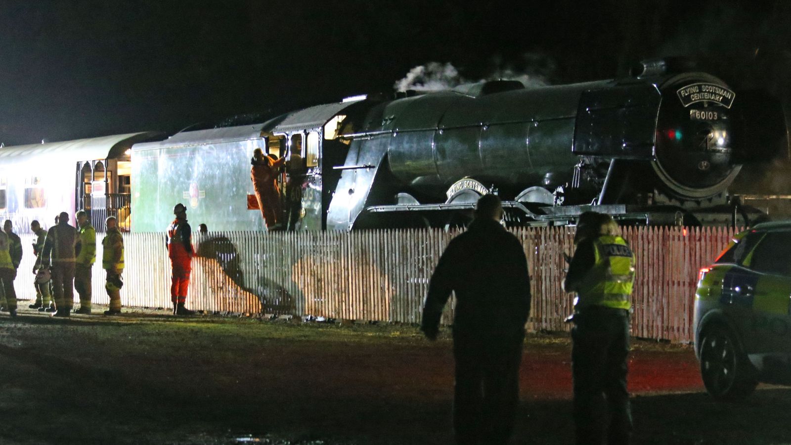 Flying Scotsman crash: Two people taken to hospital after collision in Scotland