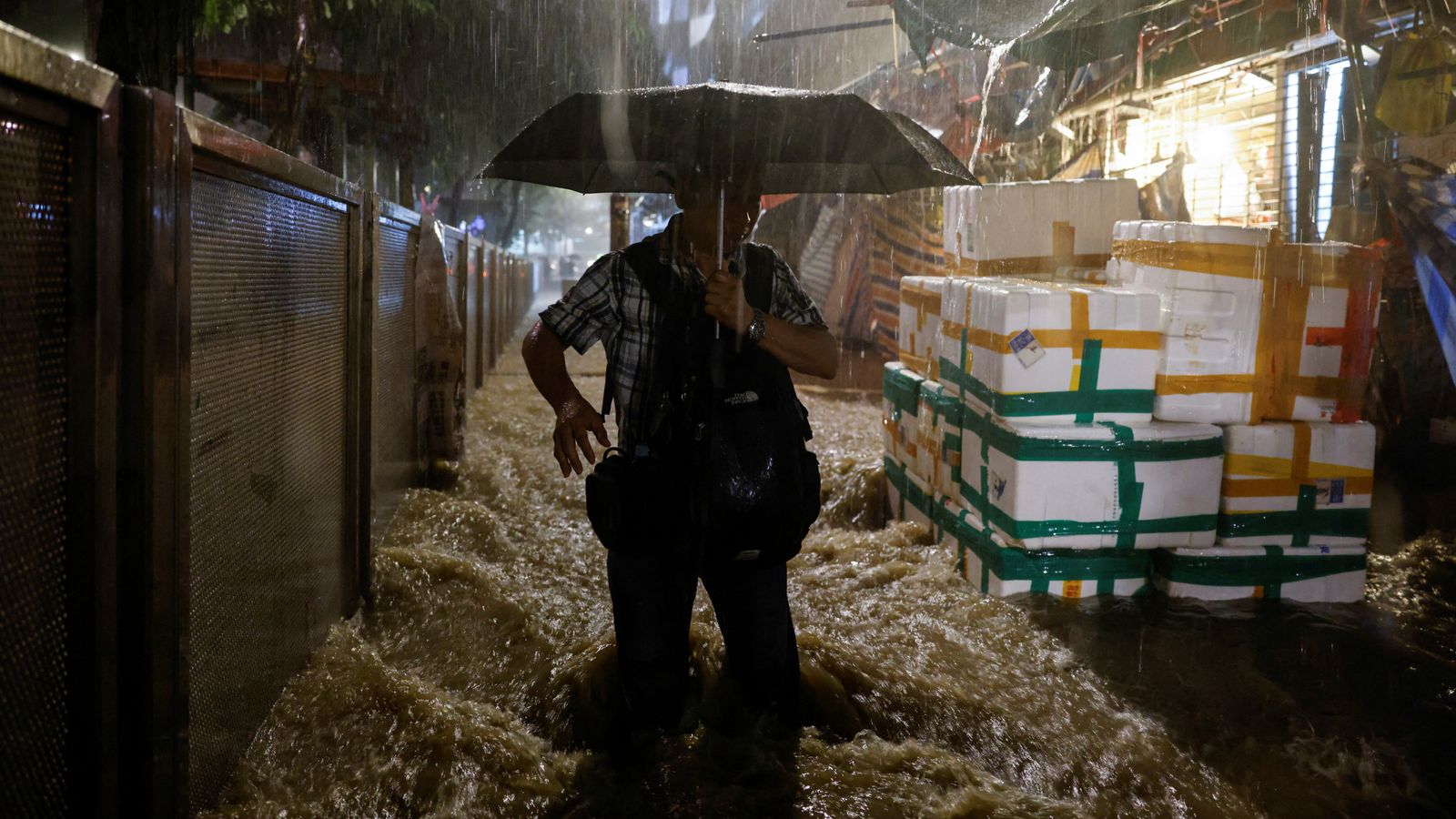 Two dead after Hong Kong flooded by heaviest rainfall in almost 140