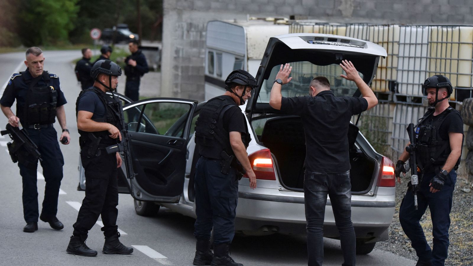 Police officer and three gunmen killed in Kosovo as tensions with Serbia rise