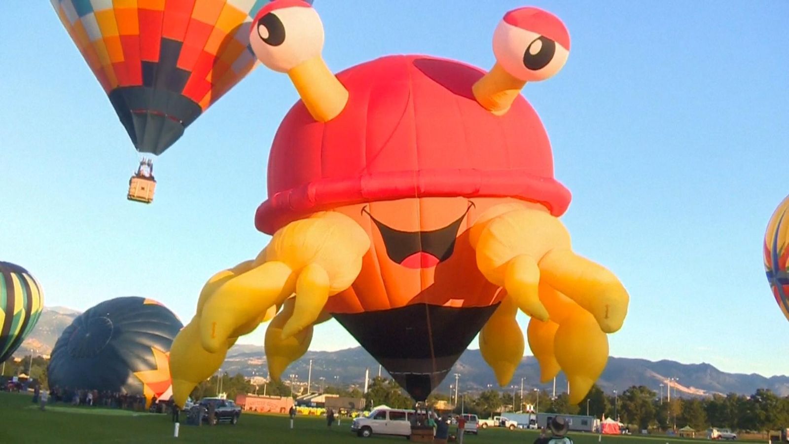 Hot air online balloon colorado springs