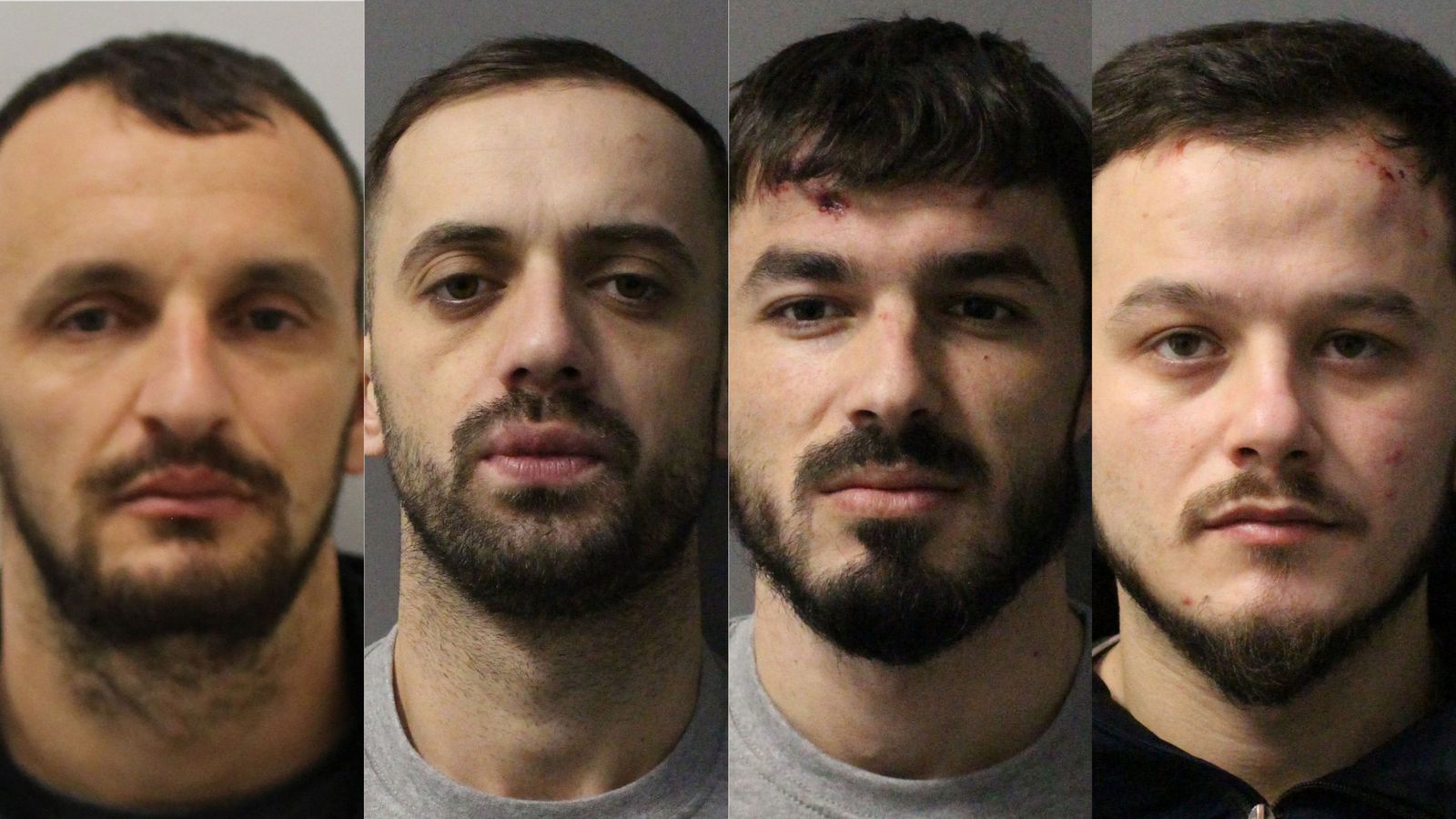 Четирима мъже бяха вкарани в затвора за отвличане на мъж заради „дълг за наркотици“ на приятел след разследване на Flying Squad