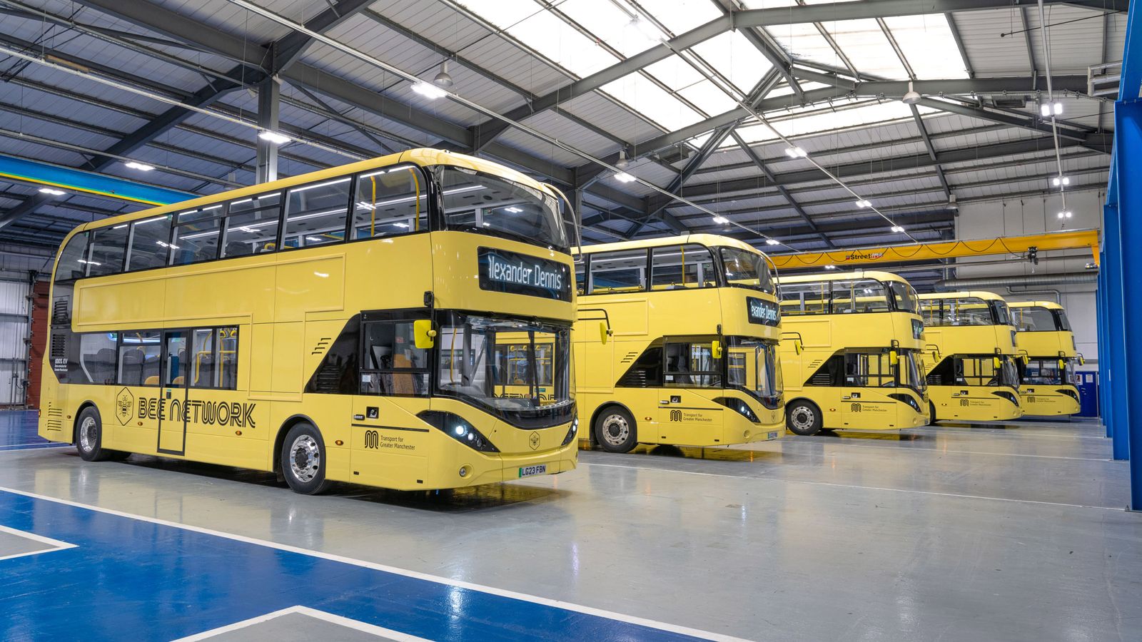 Manchester's Bee Network Buses Roll Out As Part Of 'symbolic' Public ...