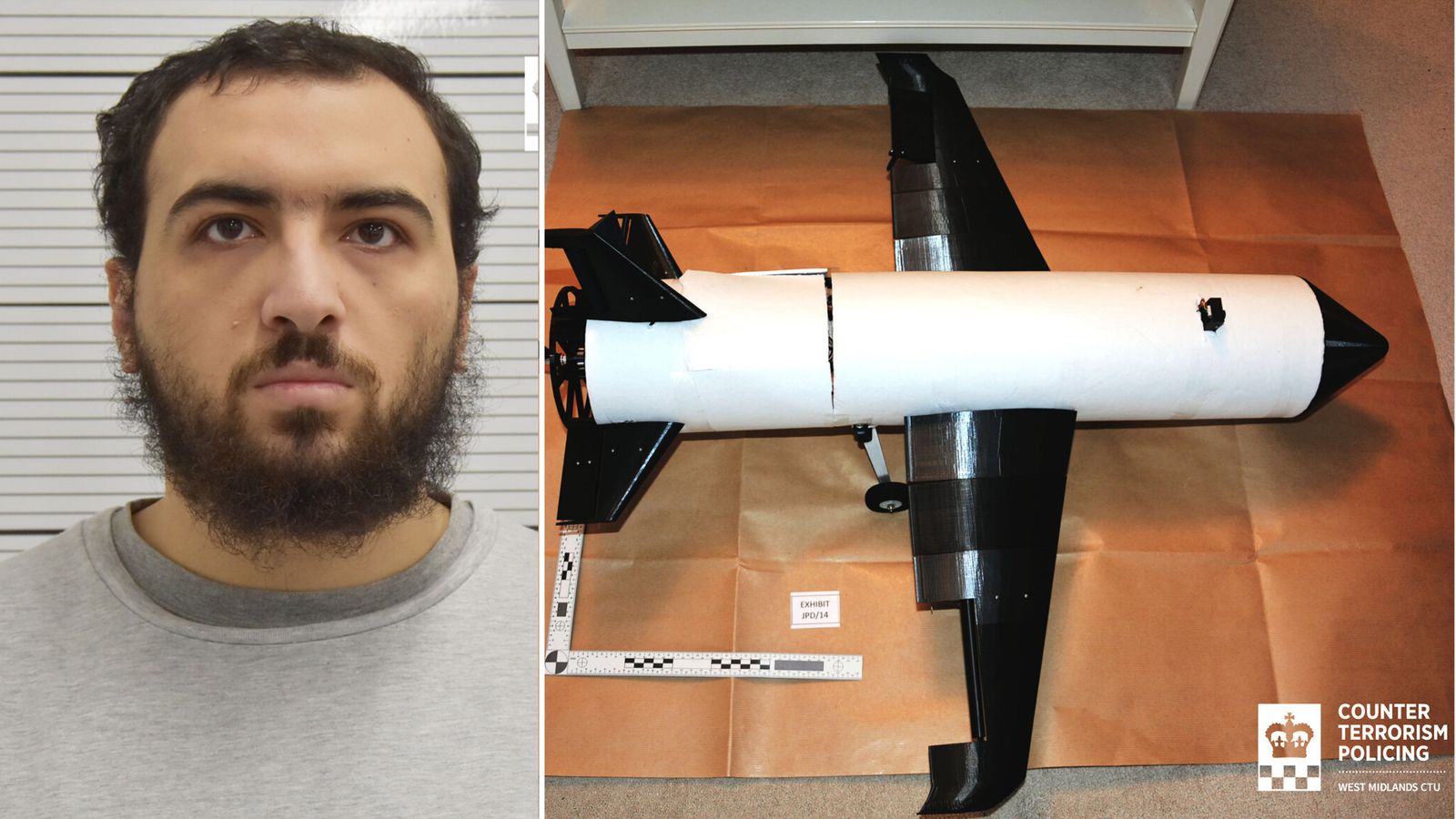 Мохамад ал Баред е виновен за терористично престъпление, след като е проектирал дрон „камикадзе“ за ISIS