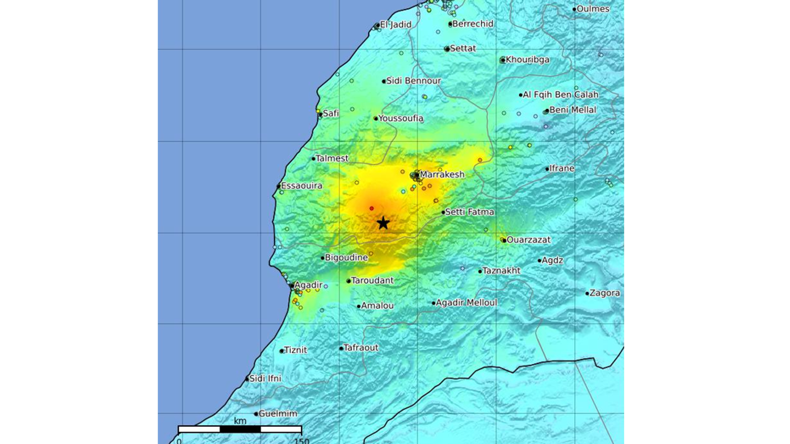 Morocco earthquake Number of dead rises to 2,000 with more than 1,400