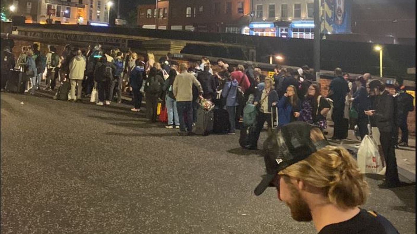 Trains full of passengers forced to take 180-mile taxis to Scotland after rail cancellations