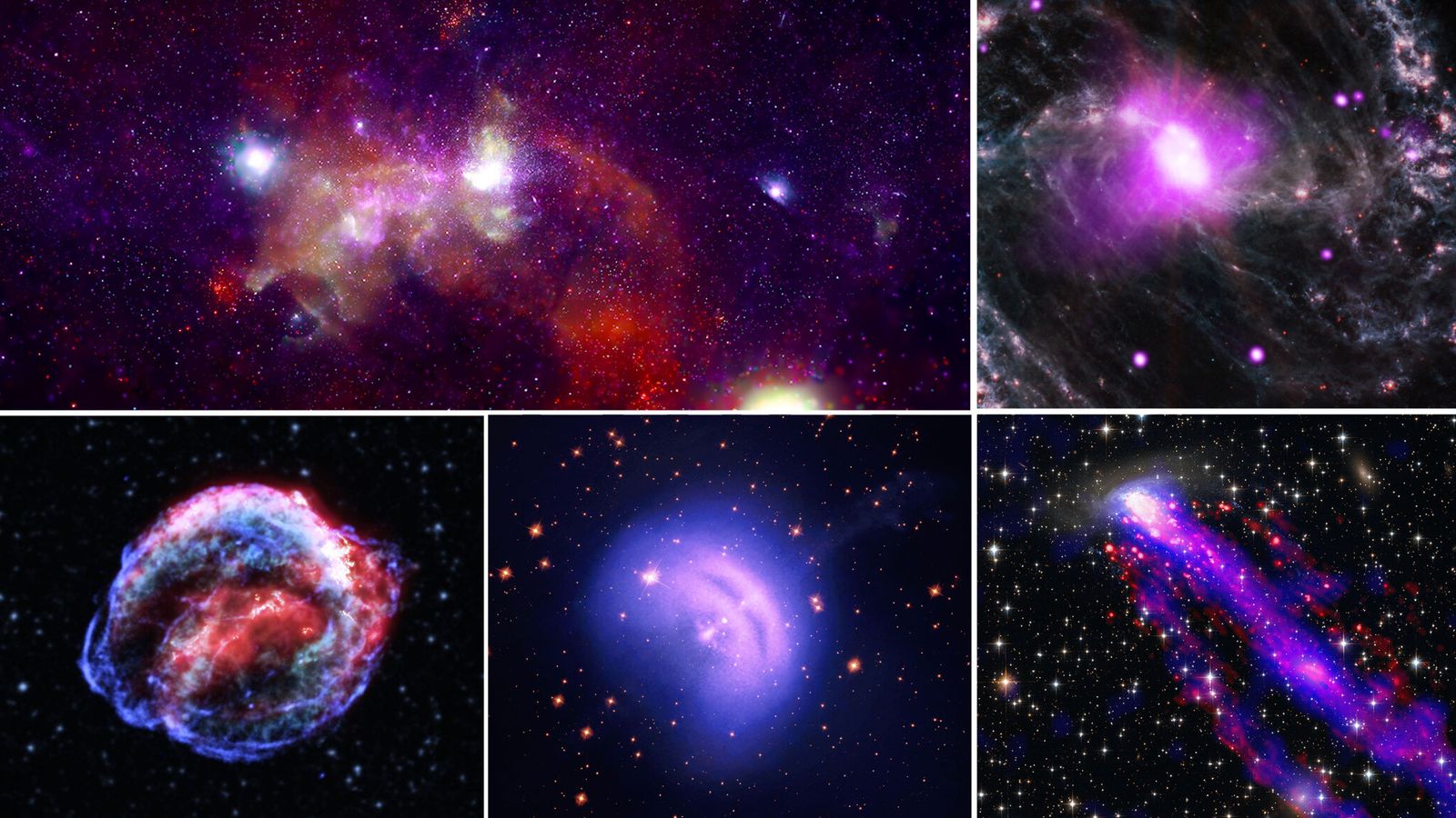 Пет зашеметяващи нови изображения от телескопите на НАСА