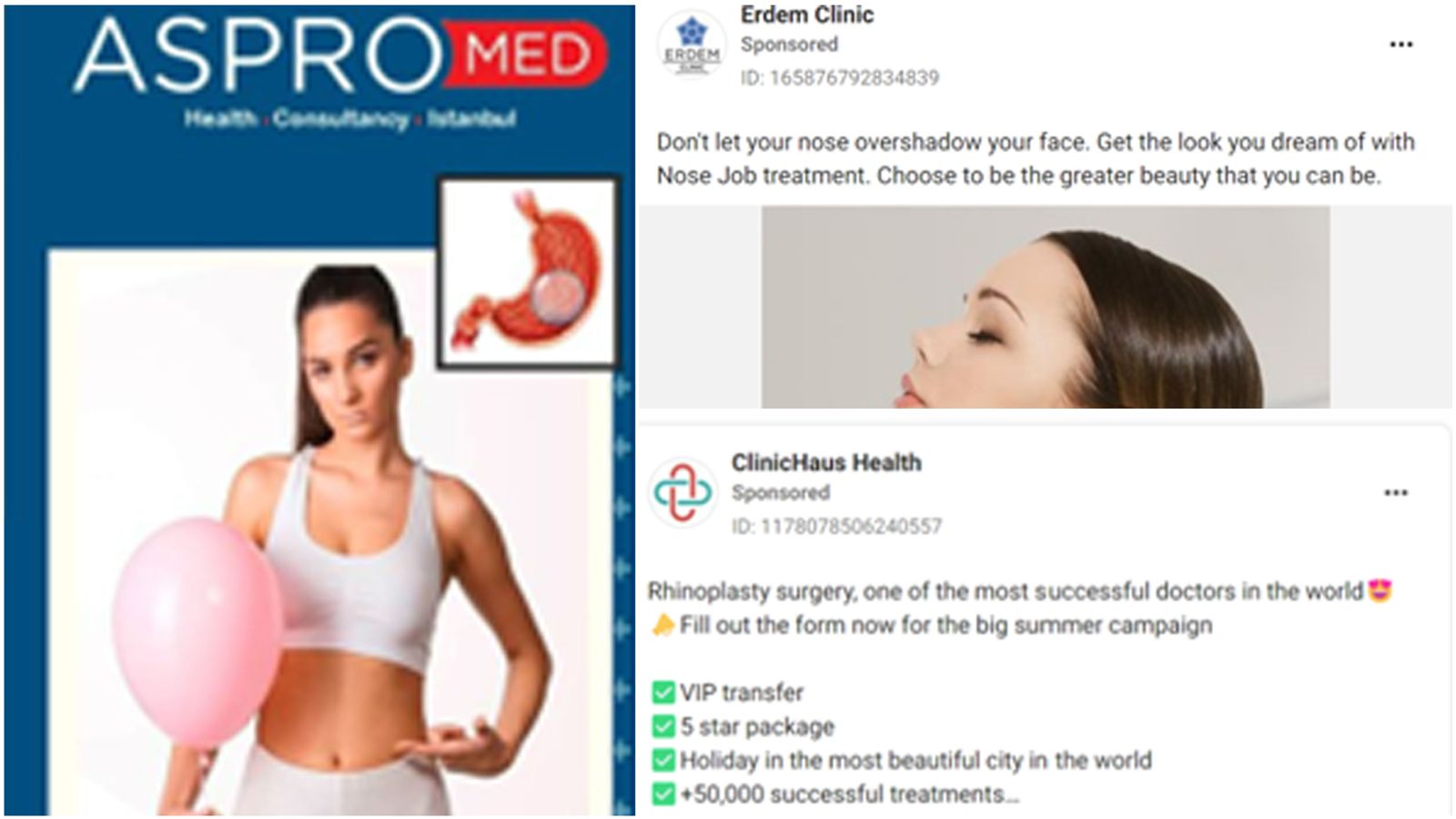Реклами за турски клиники за козметична хирургия, показани в Обединеното кралство, са забранени поради „безотговорност“