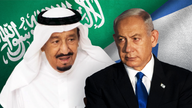 King Salman bin Abdulaziz Al Saud of Saudia Arabia and Israel PM Benjamin Netanyahu