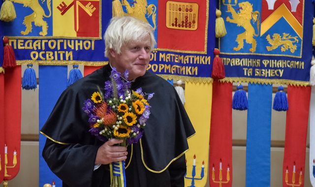 Boris Johnson: Former PM and 'great friend of Ukraine' awarded honorary degree in Lviv - Vimarsana News