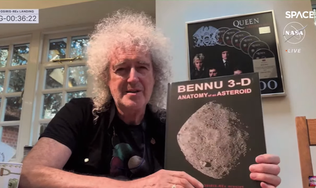 Sir Brian May 'immensely proud' to be part of Osiris-Rex asteroid ...