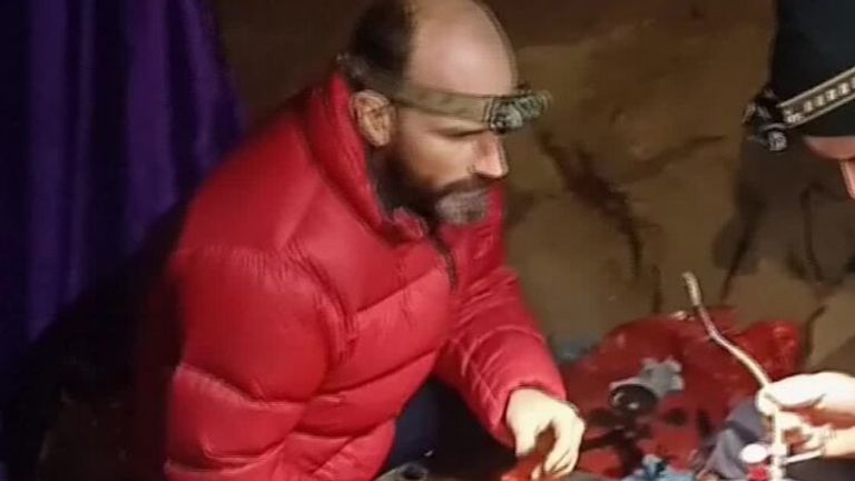 American researcher rescued from deep Turkish cave after days-long climb more than a week after falling ill