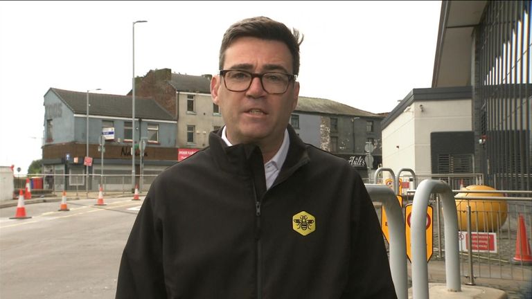 Andy Burnham says it is "very frustrating" waiting for the government on a decision about HS2 and that the North is in need of modern high-speed transportation. 
