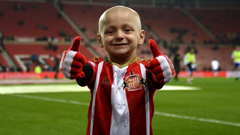 Bradley Lowery, aged five