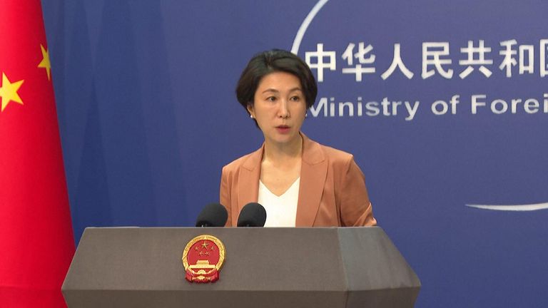 China foreign ministry spokesperson Mao Ning 