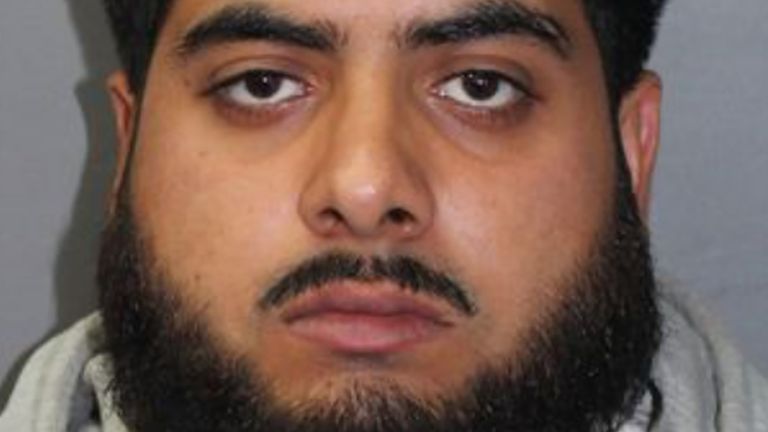 Choudry Razaq mowed down the trio after he was bottled in a pub