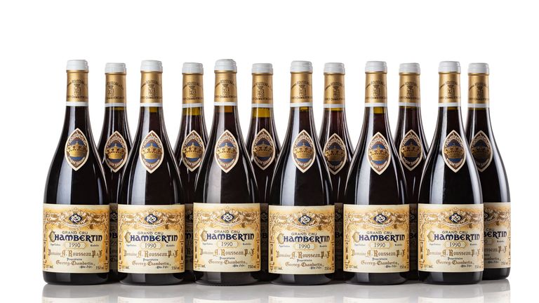 Domaine Armand Rousseau Chambertin 1990 (12 bottles), estimate US$4,000-6,000 per bottle.jpg
Pic:Sotheby&#39;s