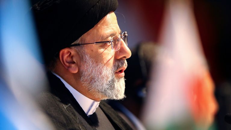 Iran President Ebrahim Rais. Pic: AP