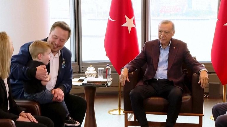 Erdogan Musk meeting
