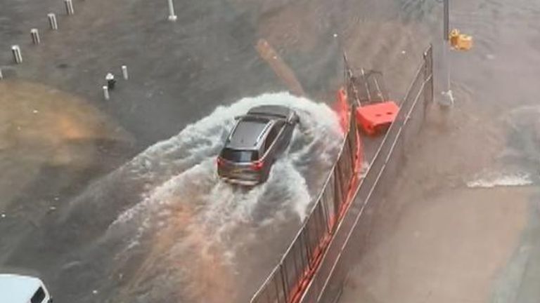 State of emergency in NYC declared as &#39;life-threatening storm&#39; causes widespread flooding.