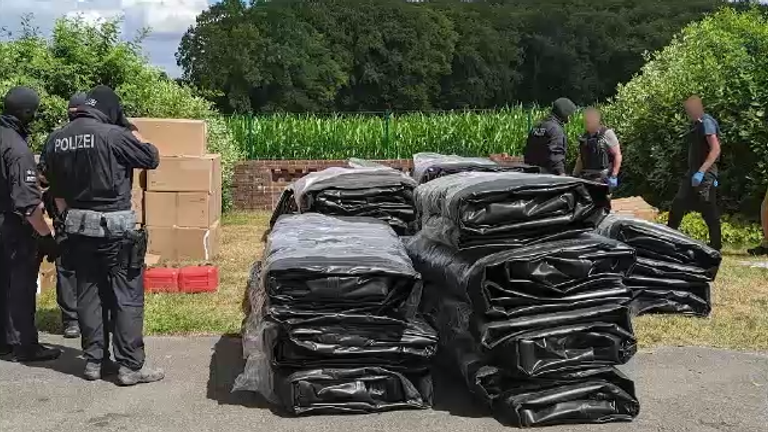 Police in Germany found a stash of lifeboats and life jackets during a raid in Osnabruck.