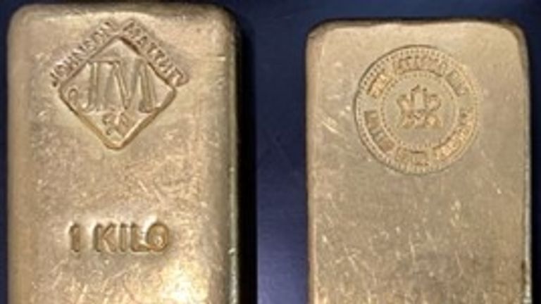 Federal investigators allege Sen. Bob Menendez, received bribes in the form of gold bars. Pic: USDC Southern District of New York
