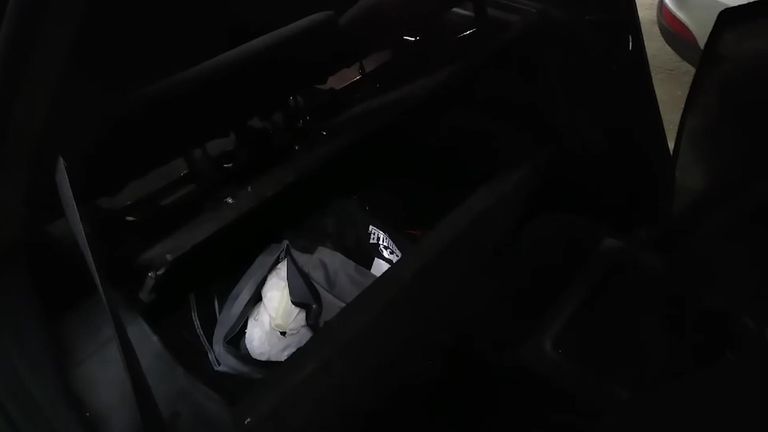 Essex police find guns hidden under back seat