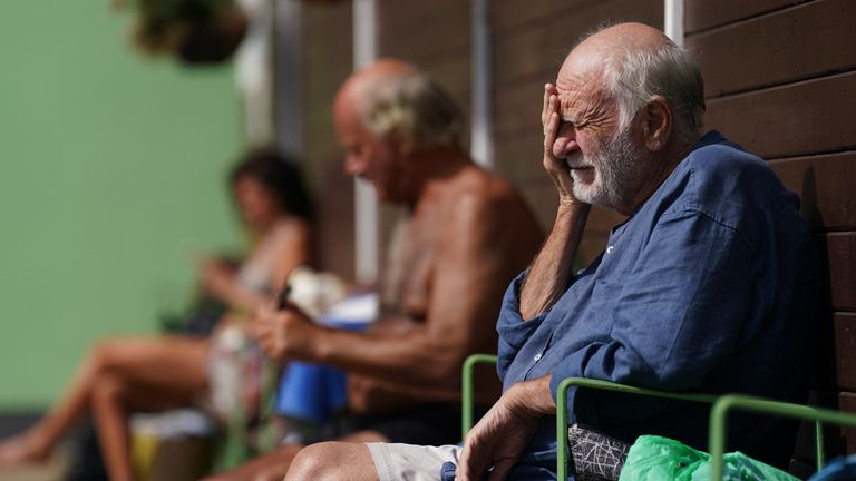 People enjoying the weather at the Jesus Green Lido in Cambridge, as forecasters are predicting a "last dose of summer", with warm spells reaching 32C on Wednesday and Thursday in central and southern England. Picture date: Wednesday September 6, 2023.
