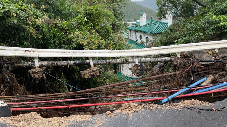 Hong Kong landslides