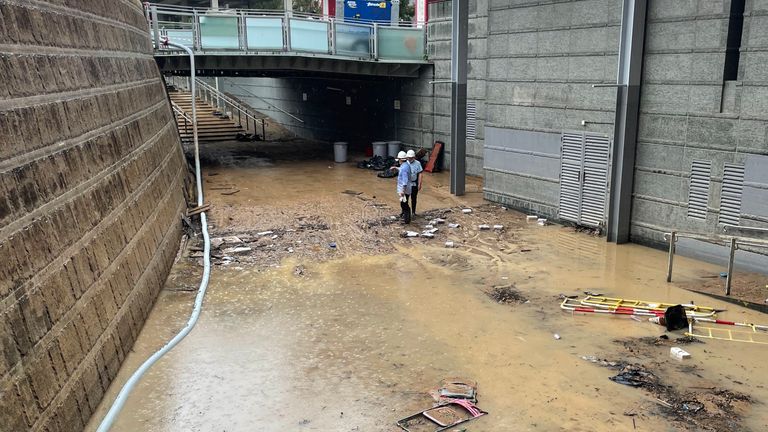 Hong Kong landslides