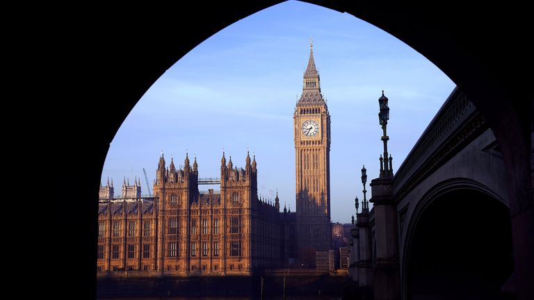 File photo dated 23/01/23 of a general view of the Houses of Parliament in London. The Government in Westminster&#39;s dominance over national decision-making and politicians&#39; use of &#34;muscular unionism&#34; rhetoric risks undermining public support for maintaining the UK as a single state, research by a think tank the Institute for Public Policy Research suggests.

