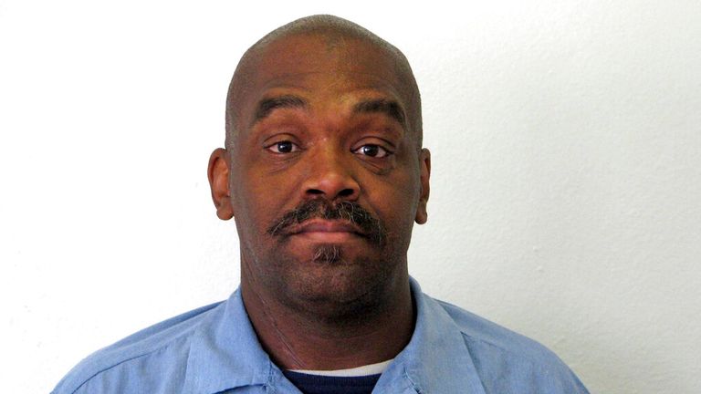 This undated file photo provided by the Oregon Department of Corrections shows death row inmate Jesse Johnson. Oregon&#39;s court of appeals on Wednesday, Oct. 6, 2021, reversed Johnson&#39;s murder conviction, saying his attorney at trial failed to interview a witness whose testimony could have changed the course of the trial. (Oregon Department of Corrections via AP, File)