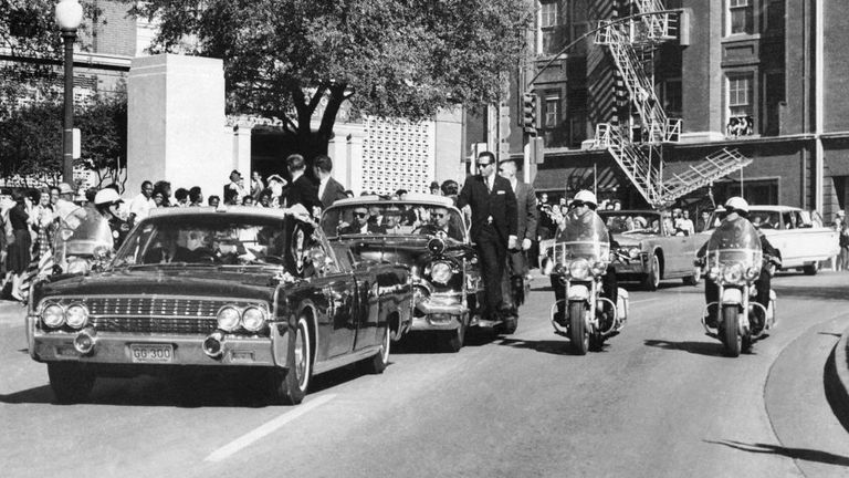JFK assassination. Pic: AP
