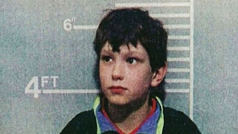 Jon Venables, aged 10, poses for a mugshot on 20 February 1993