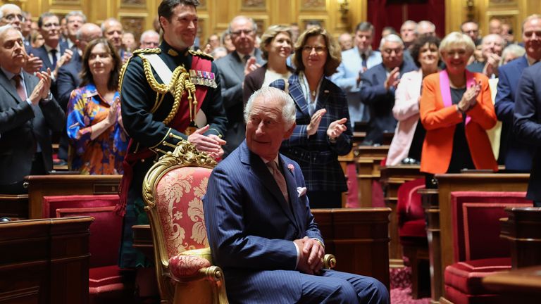 The King in the French Senate