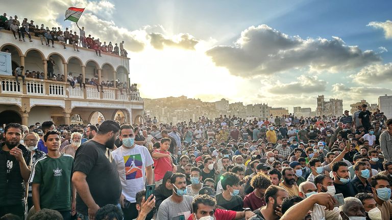 Protests at the Al Sahaba mosque