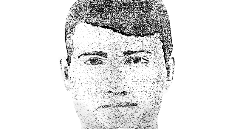 Undated handout file photo issued by Avon and Somerset Police of an e-fit which was released as part of a public appeal in 1996 of a man seen inside Cadillacs nightclub with a woman matching Melanie Hall&#39;s description as police investigating her murder have issued a renewed public appeal for information to mark the 11th anniversary of her remains being discovered.