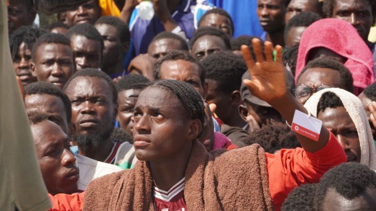 More than 7,000 migrants have arrived on Lampedusa in the past five days