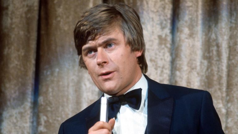 Mike Yarwood, pictured performing in 1970, has died aged 82. Pic: ITV/Shutterstock