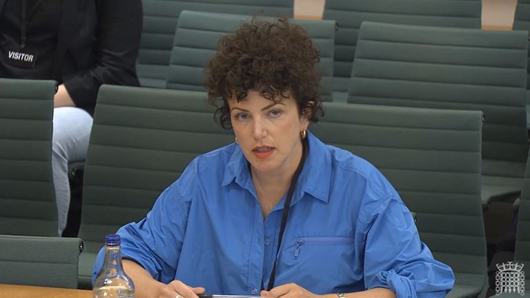 DJ, Broadcaster and Writer Annie Macmanus, better known as Annie Mac, appearing before the Women and Equalities Select Committee in the House of Commons, London, to give evidence on the subject of misogyny in music. Picture date: Wednesday September 13, 2023.