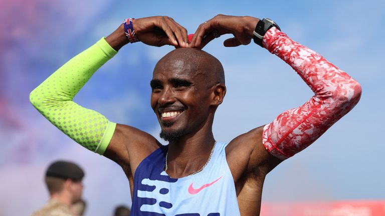 Sir Mo Farah says 'sport saved me' after finishing final race of ...