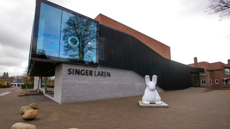 The painting was stolen from the Museum Singer Laren, east of Amsterdam, during the COVID lockdown in March 2020 Pic: AP