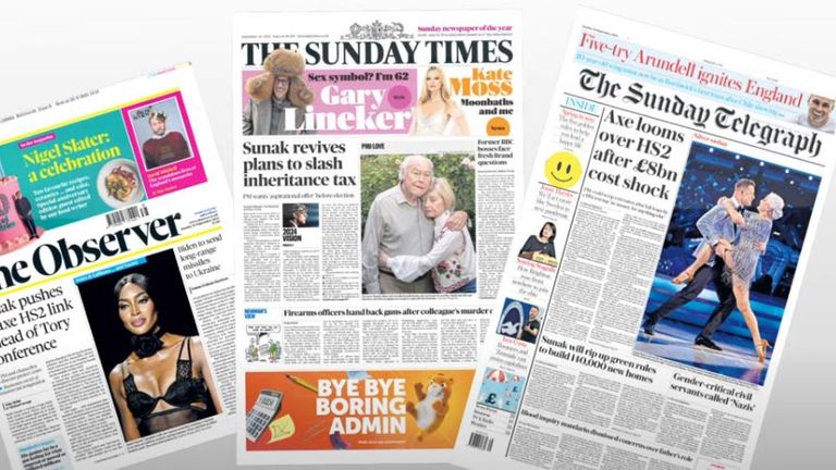 The front pages