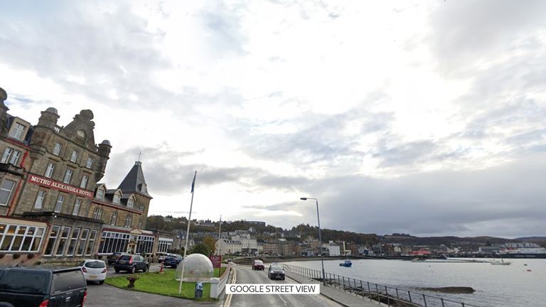 Corran Esplanade in Oban. File pic