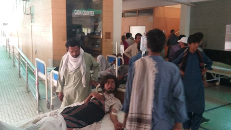 Pic: Shaheed Nawab Ghous Bakhsh Raisani Memorial Hospital Mastung/Reuters