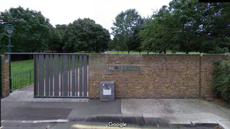 A man was taken to hospital after being bitten by a dog, believed to be an XL bully, in Pasley Park, southeast London