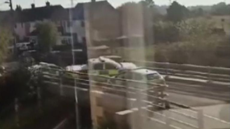 Police road block incident in Somerset
