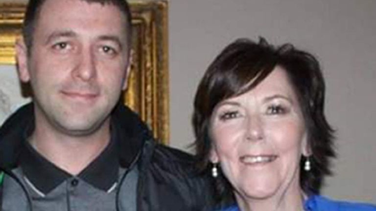 Undated handout photo issued by Police Scotland of Tony Ferns with his mother Phyllis. The 33-year-old was in his Audi A3 in Crebar Street, Thornliebank, on Thursday April 18, 2019, when a man approached and assaulted him. He managed to make it home with serious injuries to Roukenburn Street, where paramedics fought to save his life. However Mr Ferns died with his mother watching on. Two years on, his mother has appealed to members of the public for help. Issue date: Sunday April 18, 2021.