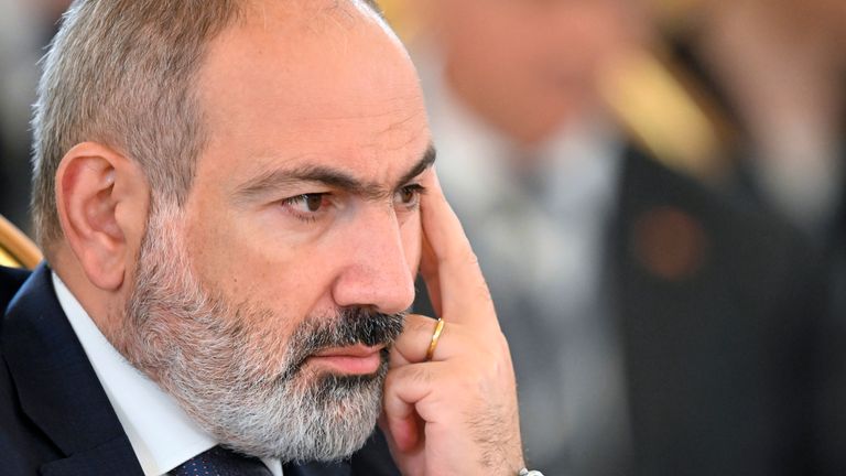 Armenian Prime Minister Nikol Pashinyan. Pic: AP