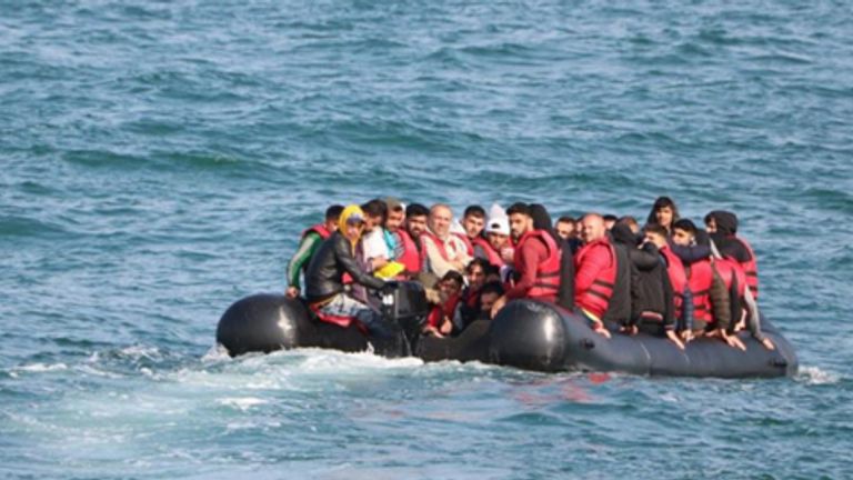 Undated handout photo issued by the Home Office of Reda Hamoud Abdurabou who posed for selfies as he piloted a small boat with fifty migrants on board while trying to cross the English Channel. The 25-year-old was sentenced to three years and two months in prison at Salisbury Crown Court on Friday after being found guilty of assisting unlawful immigration to the UK and attempting to enter the country illegally. He was arrested when he arrived in the UK and his mobile phone